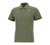K-Way Polo Vincent Pique manches courtes Vert canne Taille M