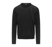 K-Way - Pull en Laine Mérinos Noir à Col Rond - Homme - Pulls - Noir - Taille: M