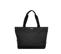 K-way Sac à bandoulière confortable, pratique et léger fermé par zip. Il dispose d'un grand compartiment principal et d'une poche intérieure fermée avec fermeture éclair 13 x 32 x 21 cm, Noir , 35 cm