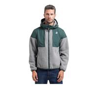 K-Way - Samson 4.0 Orsetto Fleece - Homme - Vestes - Vert - Taille: XL
