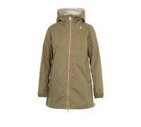 Veste à capuche K-WAY Sophie Plus 2 Double vert canne gris femme - M