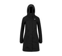 K-Way - Parka longue imperméable et chaude - Stephy Bonded Black Blue Depht pour Femme - Taille XL - Noir Noir XL