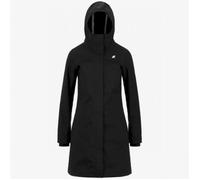 K-WAY - STEPHY BONDED - PARKA MI-LONGUE POUR FEMME - A3C BLACK PURE - 6/L 7