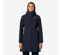 K-Way - Parka longue imperméable et chaude - Stephy Bonded Blue Depht / Blue Depht pour Femme - Taille S - Navy Navy S