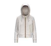 K-Way - SweaT-shirt zippé Divine Light Spacer - Femme - Sweatshirts et sweats à capuche - Beige - Taille: 38 FR