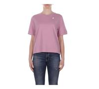 K-Way - T-shirt Logo Frontale - Femme - Tops - Violet - Taille: 40 FR