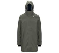 K-Way - Parka longue et doublée - Thomas Bonded Green Blackish Blue Dep pour Homme - Taille L - Vert Vert L