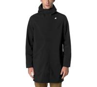 K-Way - Parka longue et doublée - Thomas Bonded Black Blue Depth - Taille L - Noir Noir L
