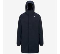 K-Way - Parka longue et doublée - Thomas Bonded Blue Depht / Blue Depht pour Homme - Taille S - Navy Navy S