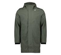 K-Way - Parka longue et doublée - Thomas Bonded Green Blackish Blue Dep pour Homme - Taille S - Vert Vert S
