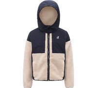 K-Way - Veste bi-matière - P.Samson 4.0 Orsetto Blue Depht Ecru - Taille Enfant 8 ans - Navy Navy 8 ans