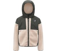 K-Way - Veste bi-matière - P. Samson 4.0 Orsetto Green Blackish--Ecru - Taille Enfant 12 ans - Vert Vert 12 ans