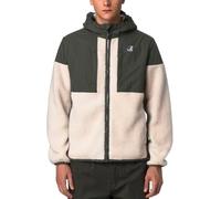 K-Way - Veste bi-matière - Samson 4.0 Orsetto Green Blackish Ecru en Nylon - Taille XL - Vert Vert XL