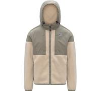 K-Way - Veste bi-matière - Samson 4.0 Orsetto Green Oak Ecru en Nylon - Taille M - Kaki Kaki M