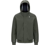 K-Way - Veste coupe-vent imperméable et respirante - Joachim Bonded Green Blackish Blue Depht pour Homme - Taille M - Vert Vert M