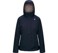 K-Way - Veste courte isolante en PrimaLoft® - Lil Twill Soft Beaver Blue D-Grey W - Taille L - Bleu Bleu L