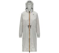 K-Way - Veste de pluie mi-longue imperméable et coupe-vent - Le Vrai 4.0 Delia Beige Lt pour Femme en Nylon - Taille M Beige M