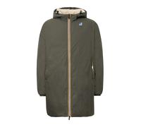 K-Way - Veste longue isolée et imperméable - Le Vrai 4.0 Eiffel East Orsetto Green Blackish en Nylon - Taille M - Vert Vert M