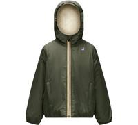 K-Way - Veste isolée, imperméable, coupe-vent - P.Le Vrai 4.0 Claude Orsetto Green Blackish - Taille Enfant 12 ans - Vert Vert 12 ans