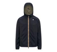 K-Way Veste à capuche Jake Plus 2 Double Bleu nuit / Vert canne Taille XL