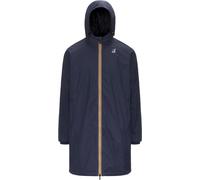 K-Way - Veste longue coupe-vent imperméable et compactable - Le Vrai 4.0 Eiffel East Warm Blue Depth - Taille L - Navy Navy L