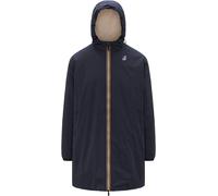 K-Way - Veste longue isolée et imperméable - Le Vrai 4.0 Eiffel East Orsetto Blue Depth en Nylon - Taille XL - Navy Navy XL