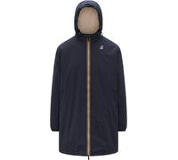 K-Way - Veste longue isolée et imperméable - Le Vrai 4.0 Eiffel East Orsetto Blue Depth en Nylon - Taille M - Navy Navy M