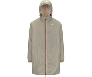 K-Way - Veste longue isolée et imperméable - Le Vrai 4.0 Eiffel East Orsetto Green Oak en Nylon - Taille L - Kaki Kaki L