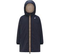 K-Way - Veste longue isolée, imperméable, coupe-vent - P. Le Vrai 4.0 Eiffel Orsetto Blue Depth - Taille Enfant 10 ans - Navy Navy 10 ans