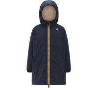 K-Way - Veste longue isolée, imperméable, coupe-vent - P.Le Vrai 4.0 Eiffel Orsetto Depht Blue - Taille Enfant 8 ans - Navy Navy 8 ans