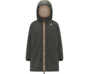 K-Way - Veste longue isolée, imperméable, coupe-vent - P.Le Vrai 4.0 Eiffel Orsetto Green Blackish - Taille Enfant 10 ans - Vert Vert 10 ans
