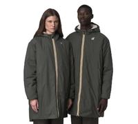 K-Way - Veste longue isolée et imperméable - Le Vrai 4.0 Eiffel East Orsetto Green Blackish en Nylon - Taille M - Vert Vert M