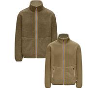 K-Way - Veste réversible en polaire - Pascal Sherpa Polar Double Green Army/Green Army - Taille XL - Kaki Kaki XL