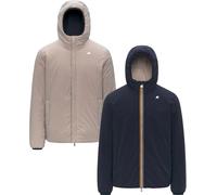K-Way - Veste réversible - Jack St Warm Double Blue Depht Beige Cashme pour Homme - Taille M - Navy Navy M