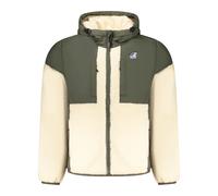 K-Way - Veste bi-matière - Samson 4.0 Orsetto Green Blackish Ecru en Nylon - Taille M - Vert Vert M