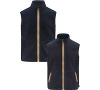 K-Way - Veste sans manches réversible en polaire - Yannick Sherpa Polar Double Blue Depth/Blue Depth - Taille S - Navy Navy S