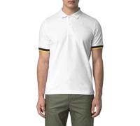 K-Way - Vincent Pique Polo - Homme - Tops - Blanc - Taille: XL