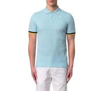 K-Way - Vincent Pique Polo - Homme - Tops - Bleu - Taille: M
