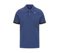 K-Way - Vincent Pique Polo - Homme - Tops - Bleu - Taille: S