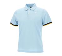 K-Way - Vincent Pique Slim - Homme - Tops - Bleu - Taille: 2XL