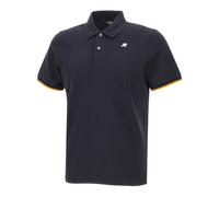 K-Way Polo élégant avec logo et fermeture boutonnée – Homme Bleu Taille S