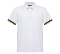 K-Way - Vincent Pique Polo - Homme - Tops - Blanc - Taille: 2XL