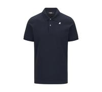 K-Way - Vinnie Pique Slim Polo - Homme - Tops - Bleu - Taille: M