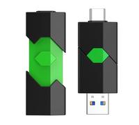 K&ZZ Lot de 2 clés USB 2 en 1 de type C + USB A 2 en 1 - 128 Go