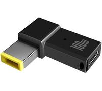 K03S Adaptateur USB 3.1 Type-C vers DC rectangulaire avec fonction PD compatible avec IBM Lenovo ThinkPad - Adaptateur d'alimentation USB-C de rechange pour chargeur d'alimentation