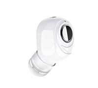 K08 Mini oreillette portable sans fil Bluetooth 5.0 Écouteurs intra-auriculaires Prise en charge du microphone Fonctionnement bouton Ghs747 (blanc, taille unique)