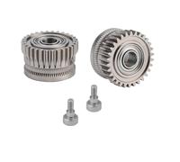 K1 Max Kit d'engrenages d'extrudeuse en acier trempé nickelé pour tous les engrenages métalliques Haute dureté Compatible avec K1C...K1 Max Imprimante 3D Accessoires Pièces