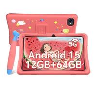 K10 Tablette enfants 10 Pouces,12Go RAM 64Go ROM,Android 15,1280×800,Tablette pour Enfant Éducative avec contrôle parental