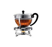 K11143-16 CHAMBORD SET THEIERE A PISTON + FILTRE EN PLASTIQUE RECHAUD EN INOX 1,5 L