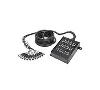 Adam Hall Câble multipaire K12C10 12 canaux XLR Boîtier de scène 10 m